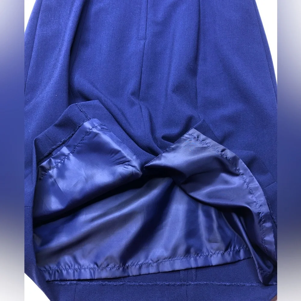 Calvin Klein Navy Blue Sleeveless Midi 4 Dress